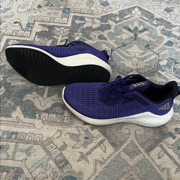 Adidas Bounce Men's Vibrant Purple Athletic Shoes - Picture 3 of 4